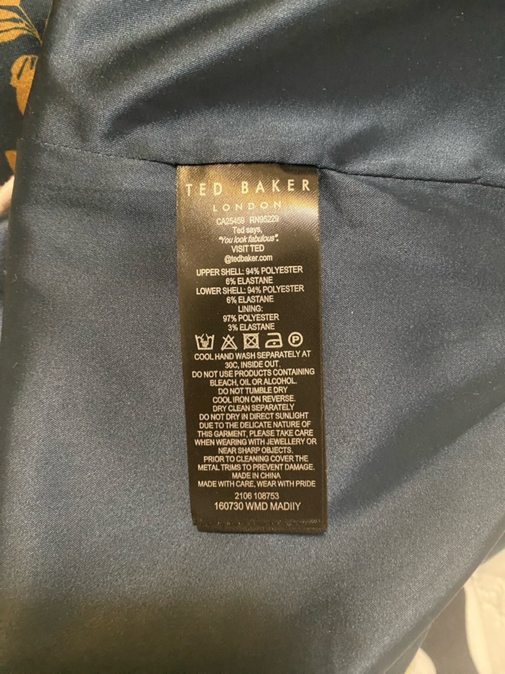 Ted Baker Madiiy Savar Dress Ted Size 1 US 4 - Picture 14 of 15